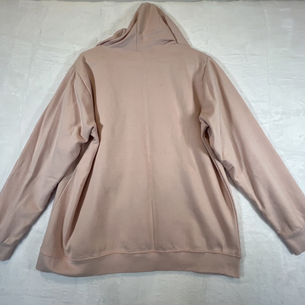 Full Zip Hoodie Jacket Amelia Island Florida‎ Pink Sweatshirt Womens Size Large - Picture 7 of 8